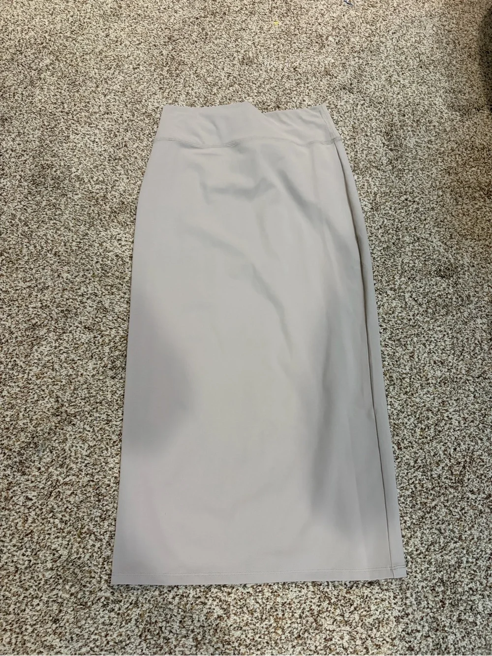 Fabletics Taupe High-Waist Maxi Skirt